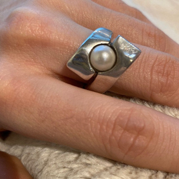 Pearl ring UNODE50 - Picture 1 of 4